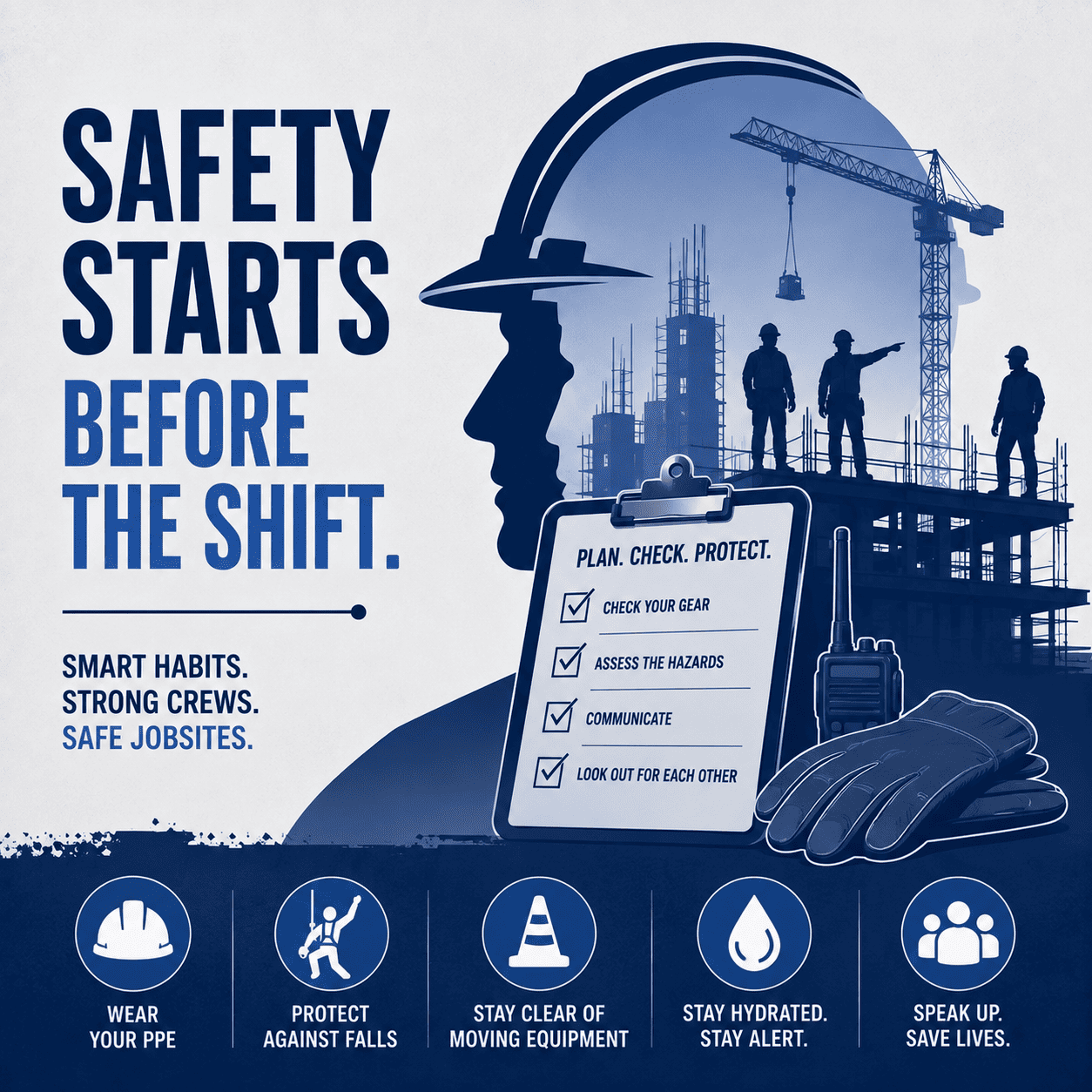 Construction Safety Tips Every Worker Should Know Before the Shift Starts
