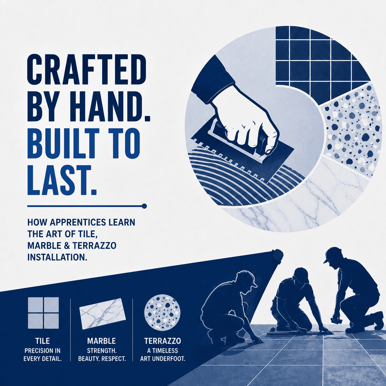 How Apprentices Learn the Art of Tile, Marble & Terrazzo Installation