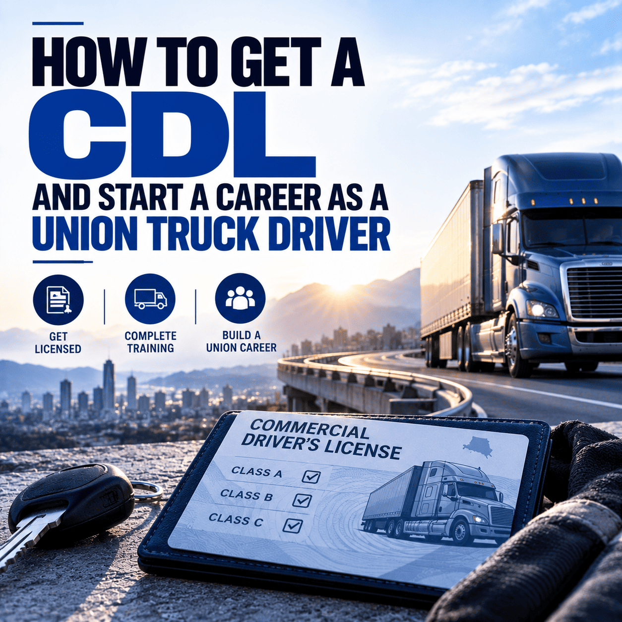 How to Get a CDL and Start a Career as a Union Truck Driver