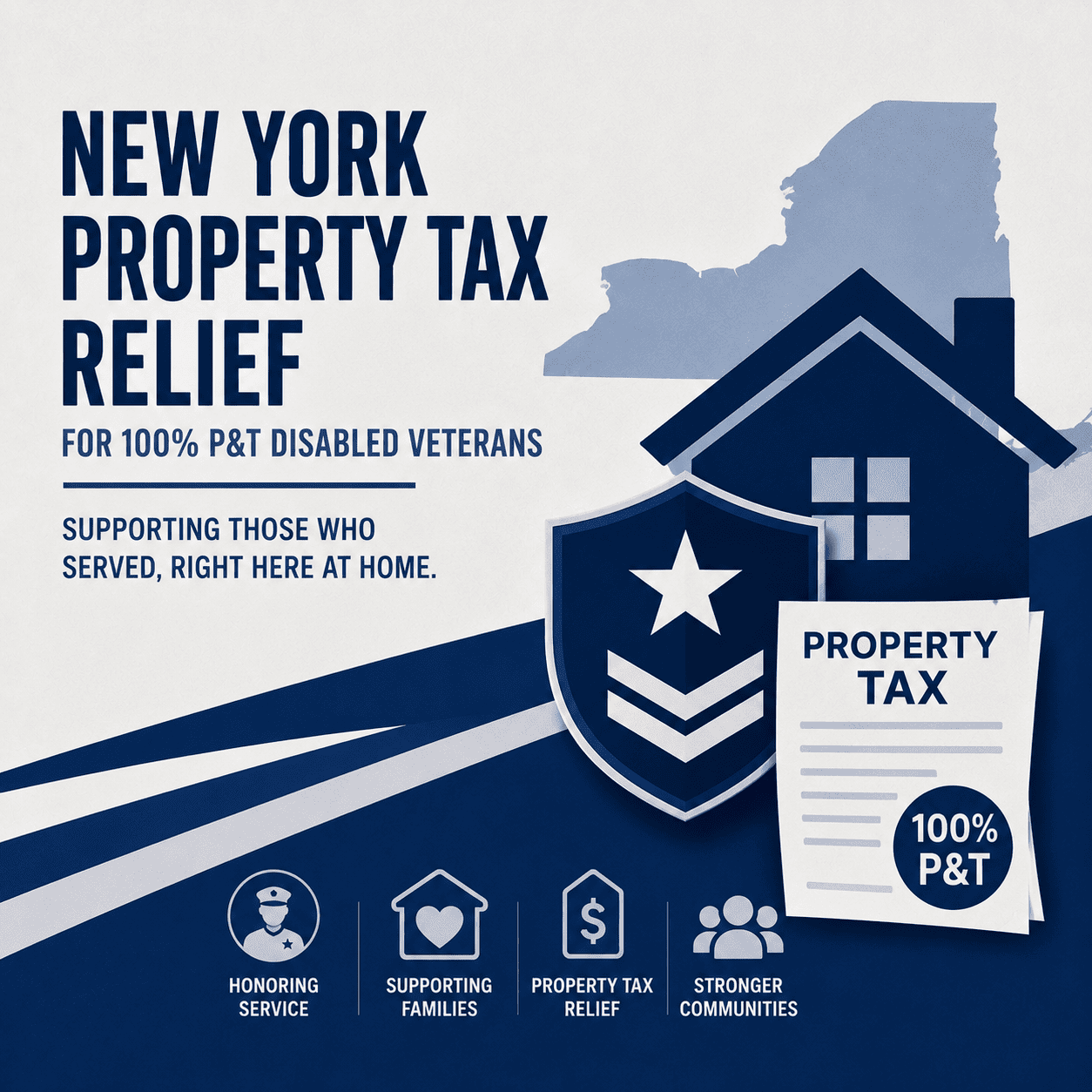 New Property Tax Relief for New York Veterans: What 100% P&T Disabled Vets Need to Know