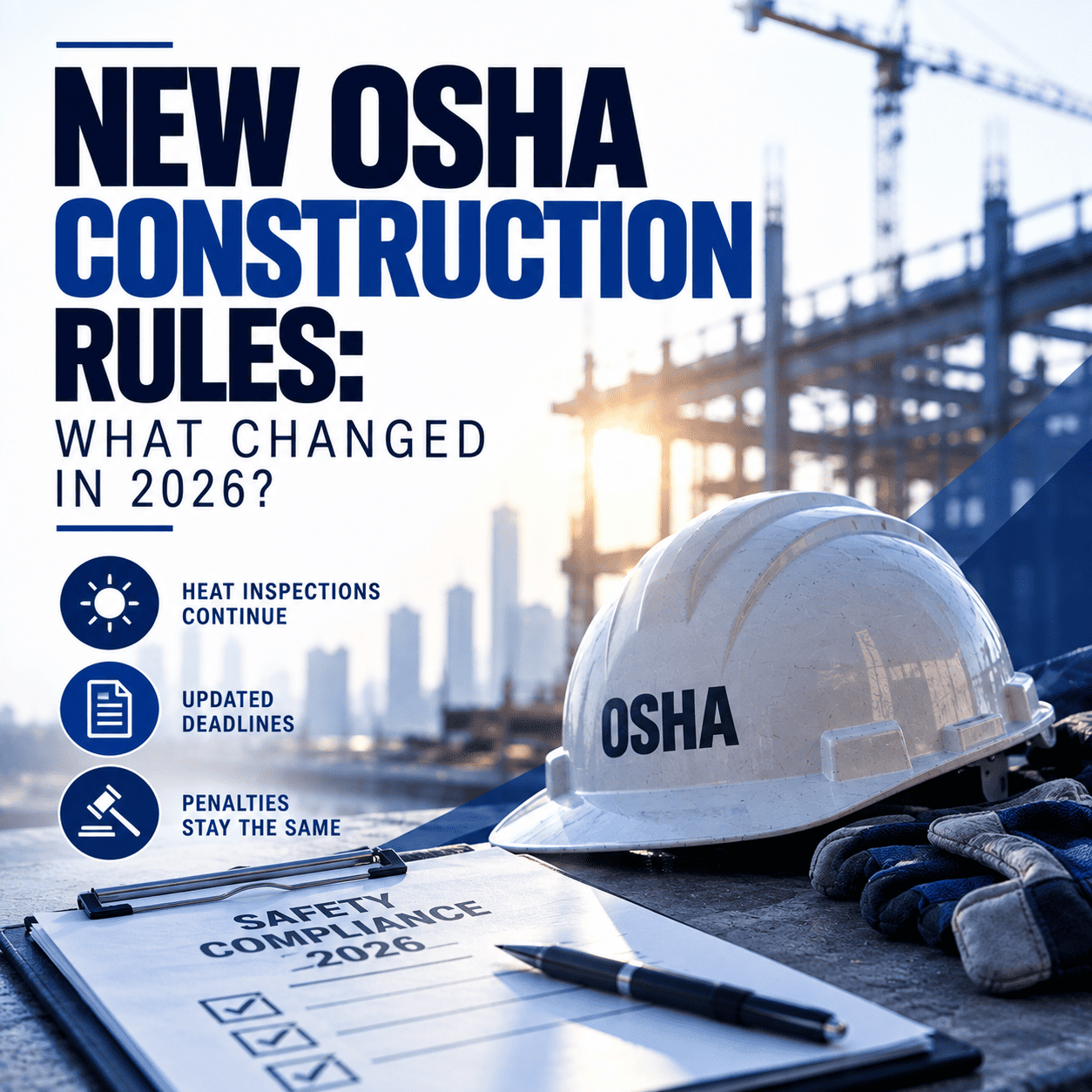 New OSHA Construction Rules: What Changed in 2026?