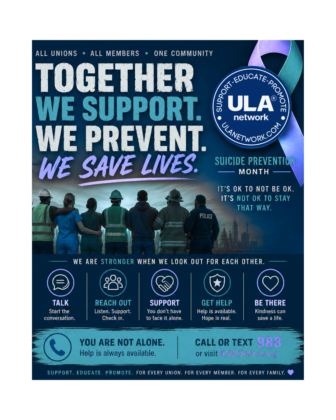Stronger Together: Suicide Prevention Is a Union Issue