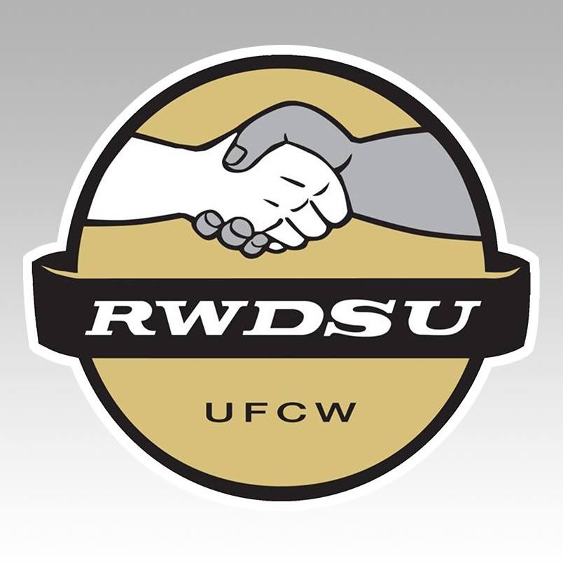 May be an image of text that says 'RWDSU RW UFCW'