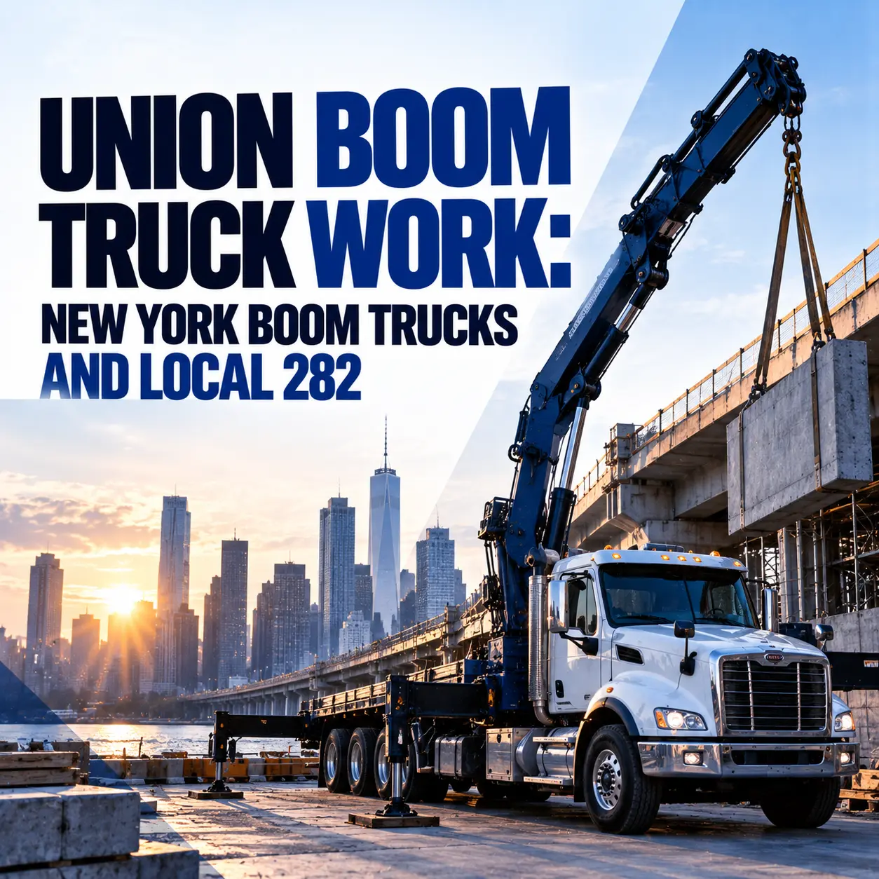 Union Boom Truck Work in New York